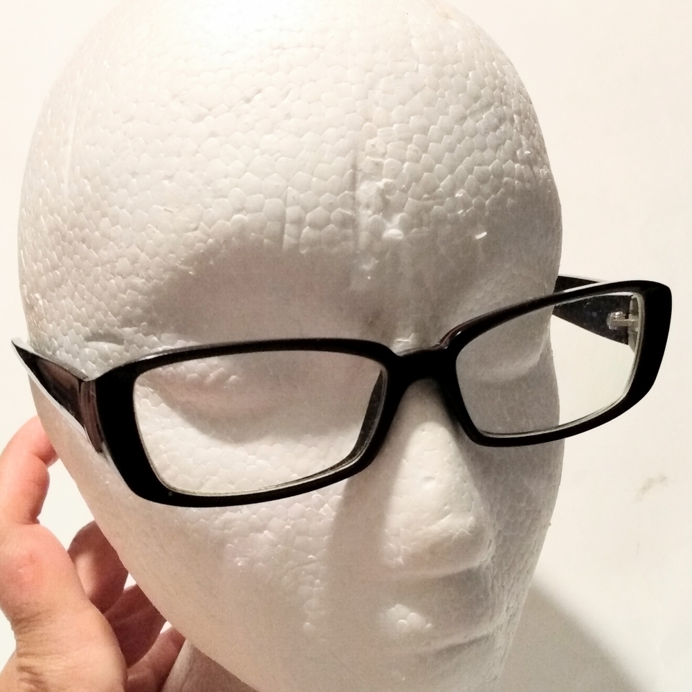 Face A Face Paris Vintage Unisex Luxury Black Eyeglass Frames - Picture 4 of 11